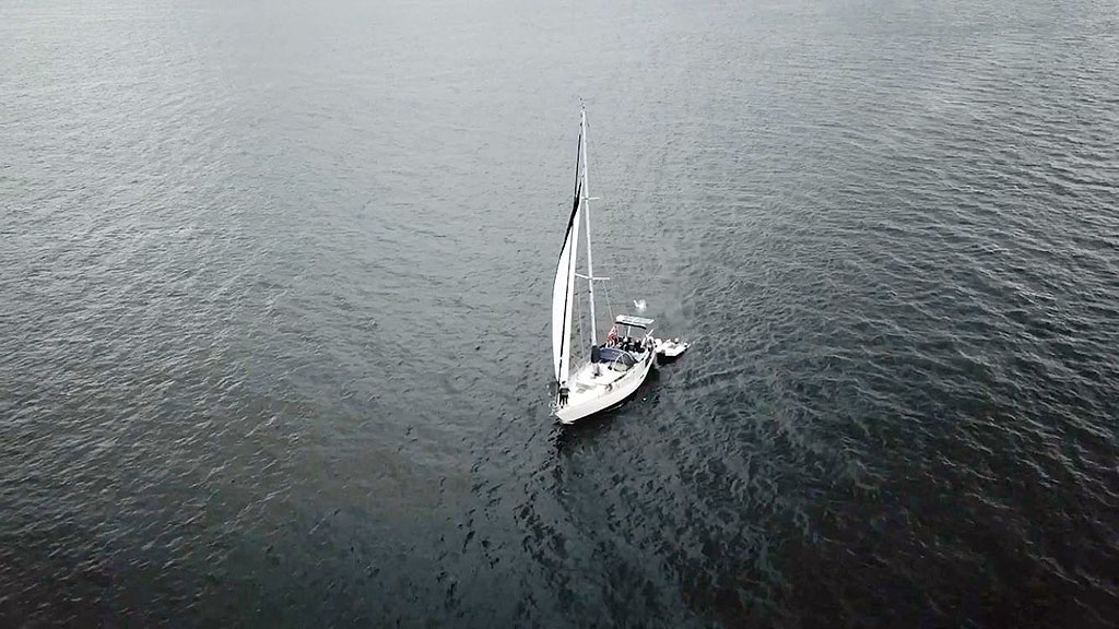 Kunstfliegerin in Norwegen